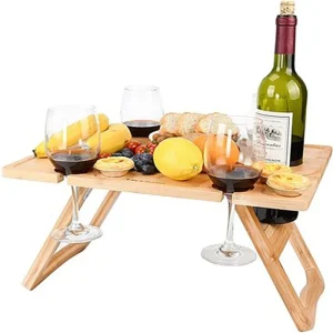 table de pique nique en bois carre