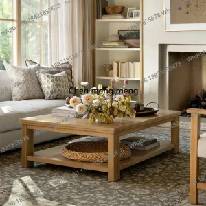 table basse en bois massif