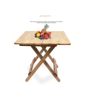 table de pique nique en bois carre