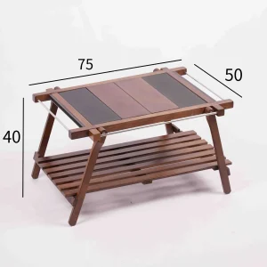 table de pique nique en bois carre