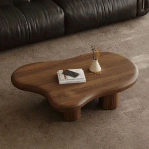 table basse en bois massif