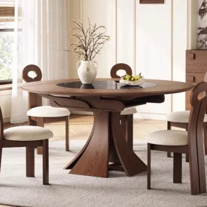 table à manger en bois massif